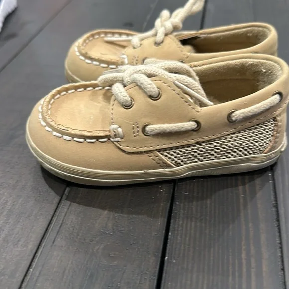 Toddler size 4 shoes. Sperry and Adidas. Adidas are nwt.selling separately.